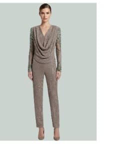 Rajo Laurel Embellished Cowl Neck Jumpsuit