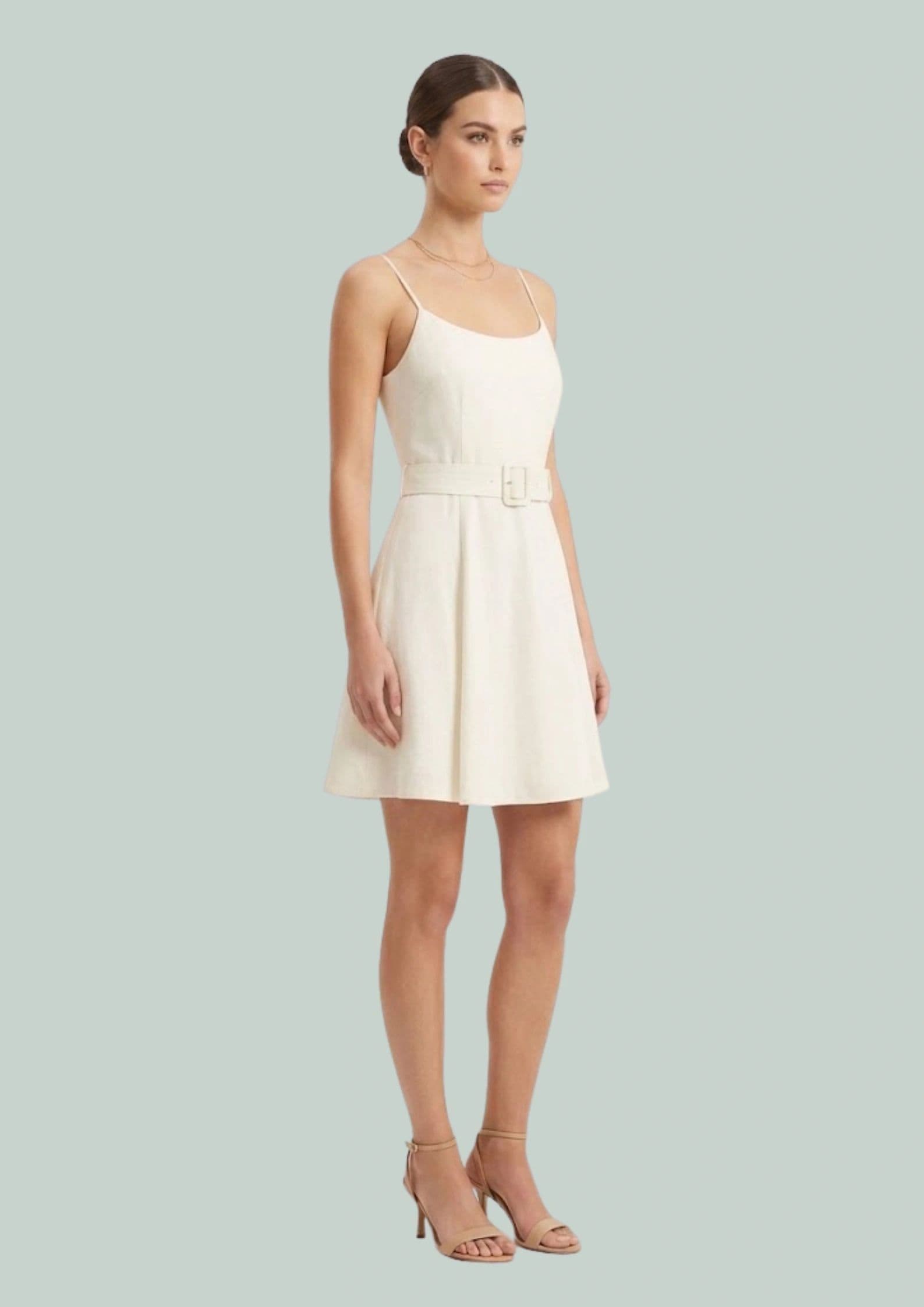 Vania Romoff White Dress